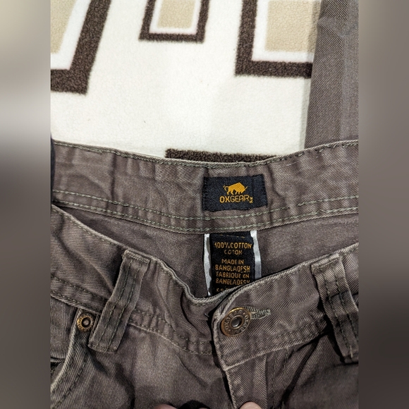 Oxgear carpenter pants. Kyakis. Work pants. Size 34/30. GUC. Green. - Picture 8 of 12